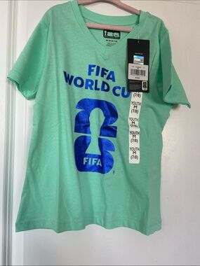 FIFA World Cup Youth Mint Green Graphic Tee